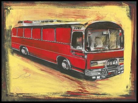 nft اتوبوس قرمز